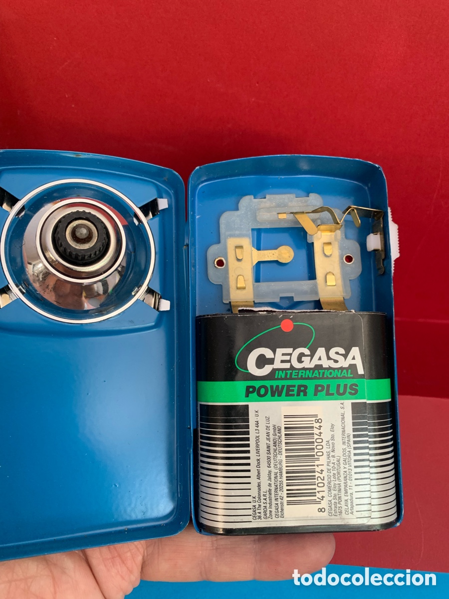 Antig&uuml;edades: CEGASA 2 LINTERNAS PETACA VINTAGE - Foto 14