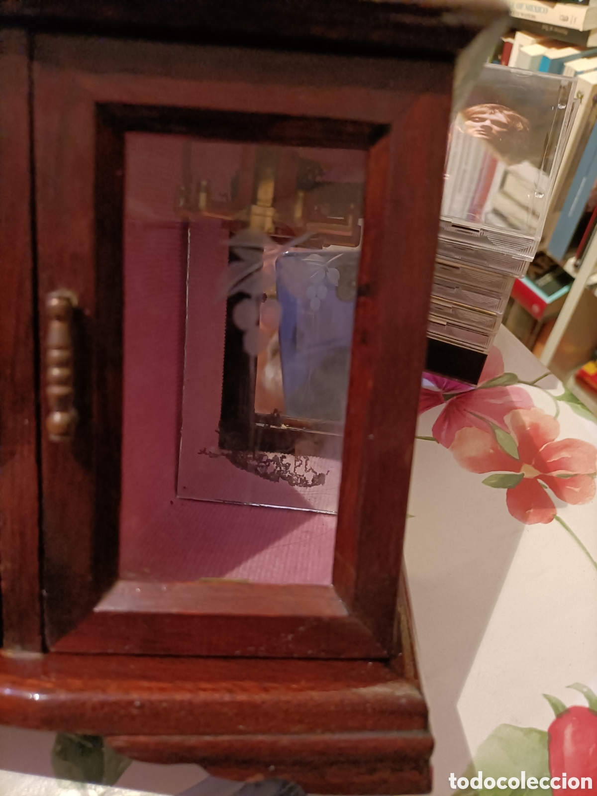 Antig&uuml;edades: Precio Joyero Antiguo,Madera maciza - Foto 2