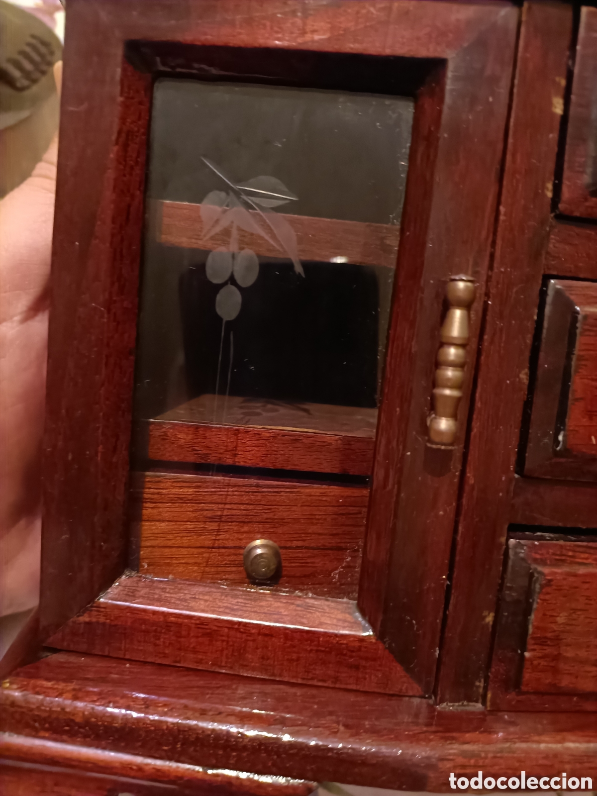Antig&uuml;edades: Precio Joyero Antiguo,Madera maciza - Foto 4