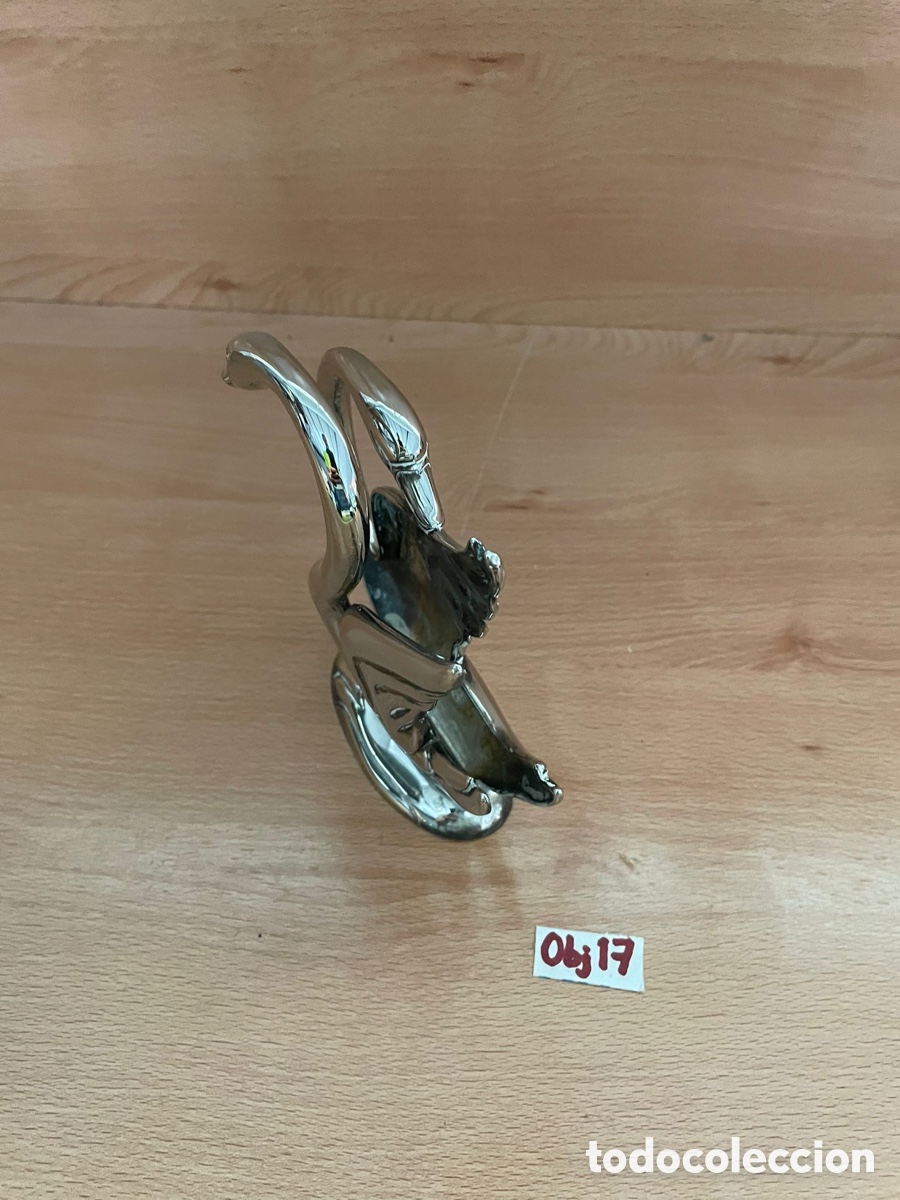 Antig&uuml;edades: Cartera francesa de escritorio con cisne - Foto 2