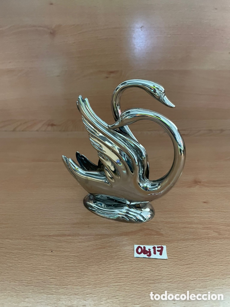 Antig&uuml;edades: Cartera francesa de escritorio con cisne - Foto 1