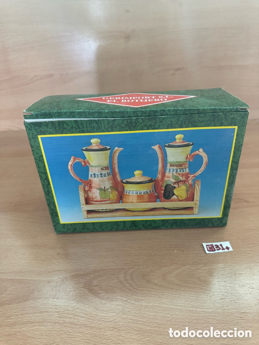 Antig&uuml;edades: Set de Aceite, Vinagre vintage - Foto 1