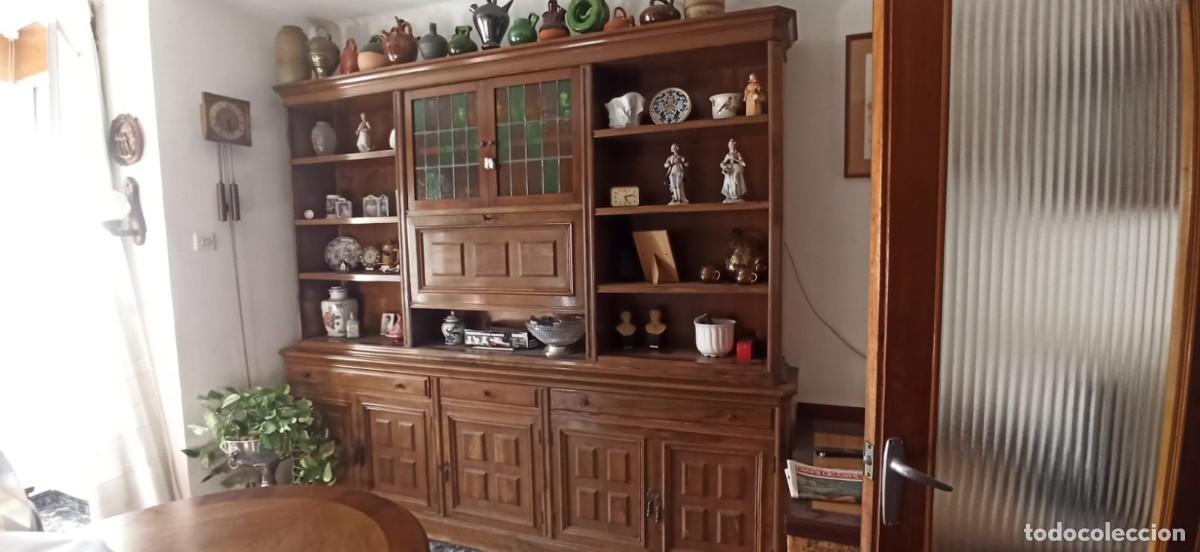 Antig&uuml;edades: Libreria antigua de madera y cristal - Foto 1