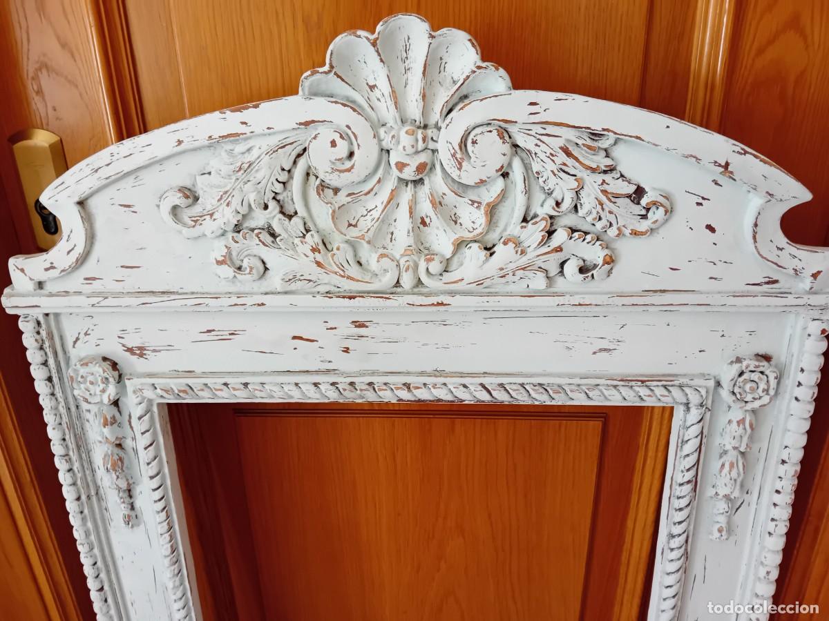 Antig&uuml;edades: Marco tipo cornucopia con decoraci&oacute;n decap&eacute; estilo antiguo - Foto 2