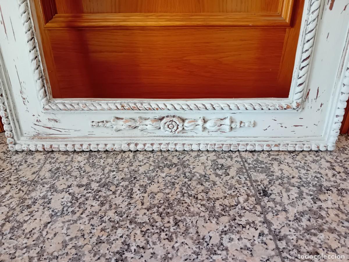 Antig&uuml;edades: Marco tipo cornucopia con decoraci&oacute;n decap&eacute; estilo antiguo - Foto 3