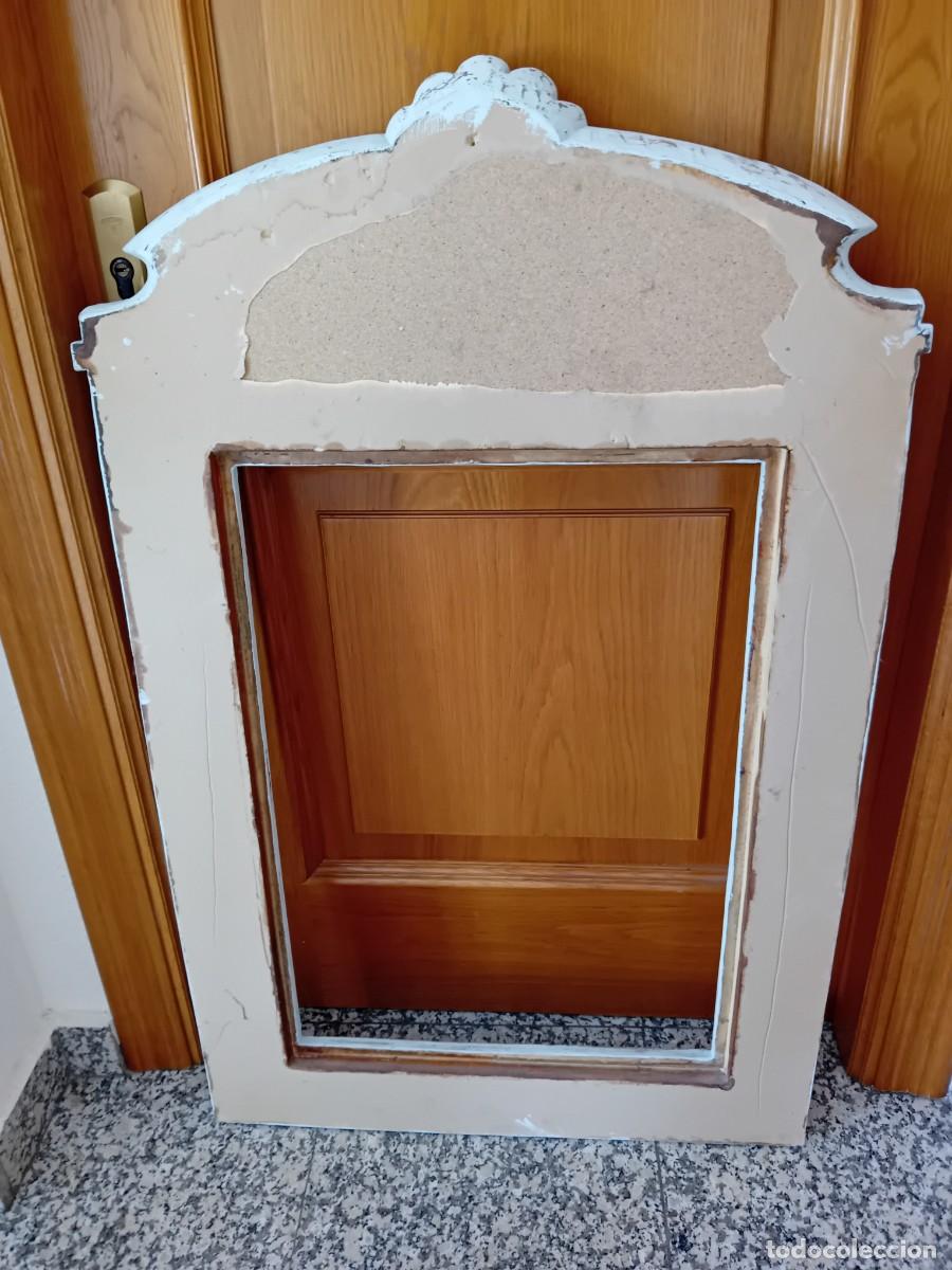 Antig&uuml;edades: Marco tipo cornucopia con decoraci&oacute;n decap&eacute; estilo antiguo - Foto 4