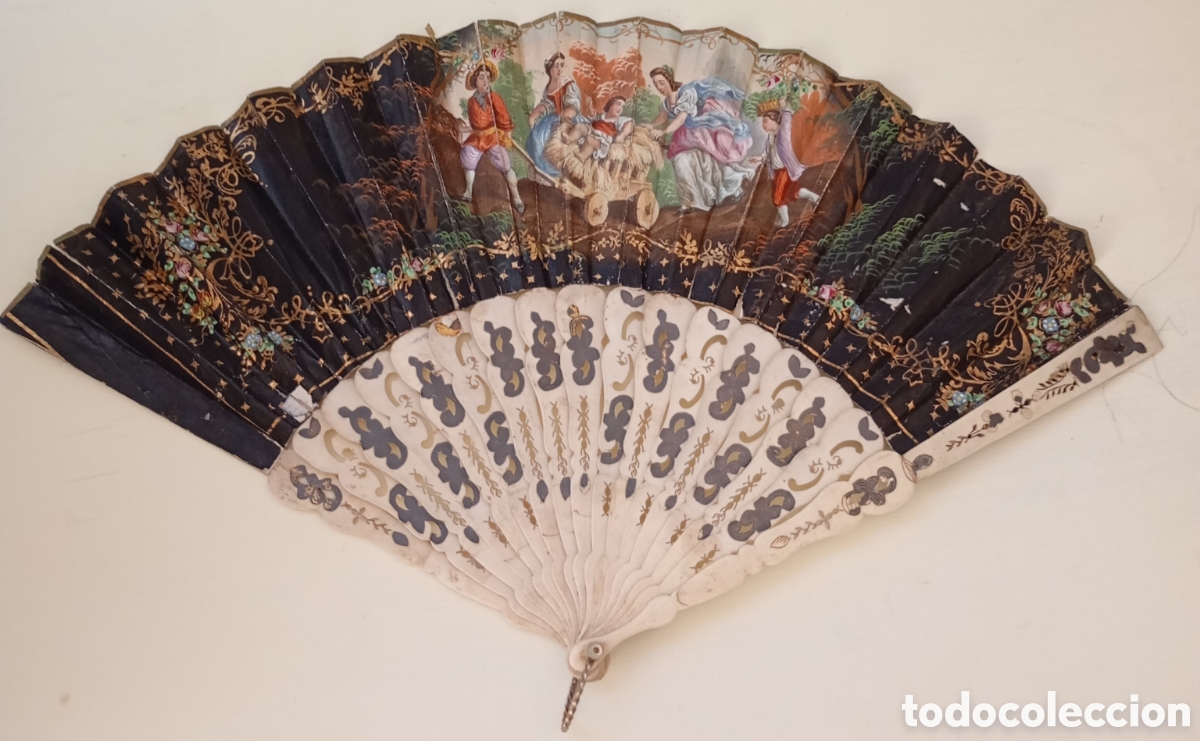 Antig&uuml;edades: Antiguo precioso abanico - Foto 2