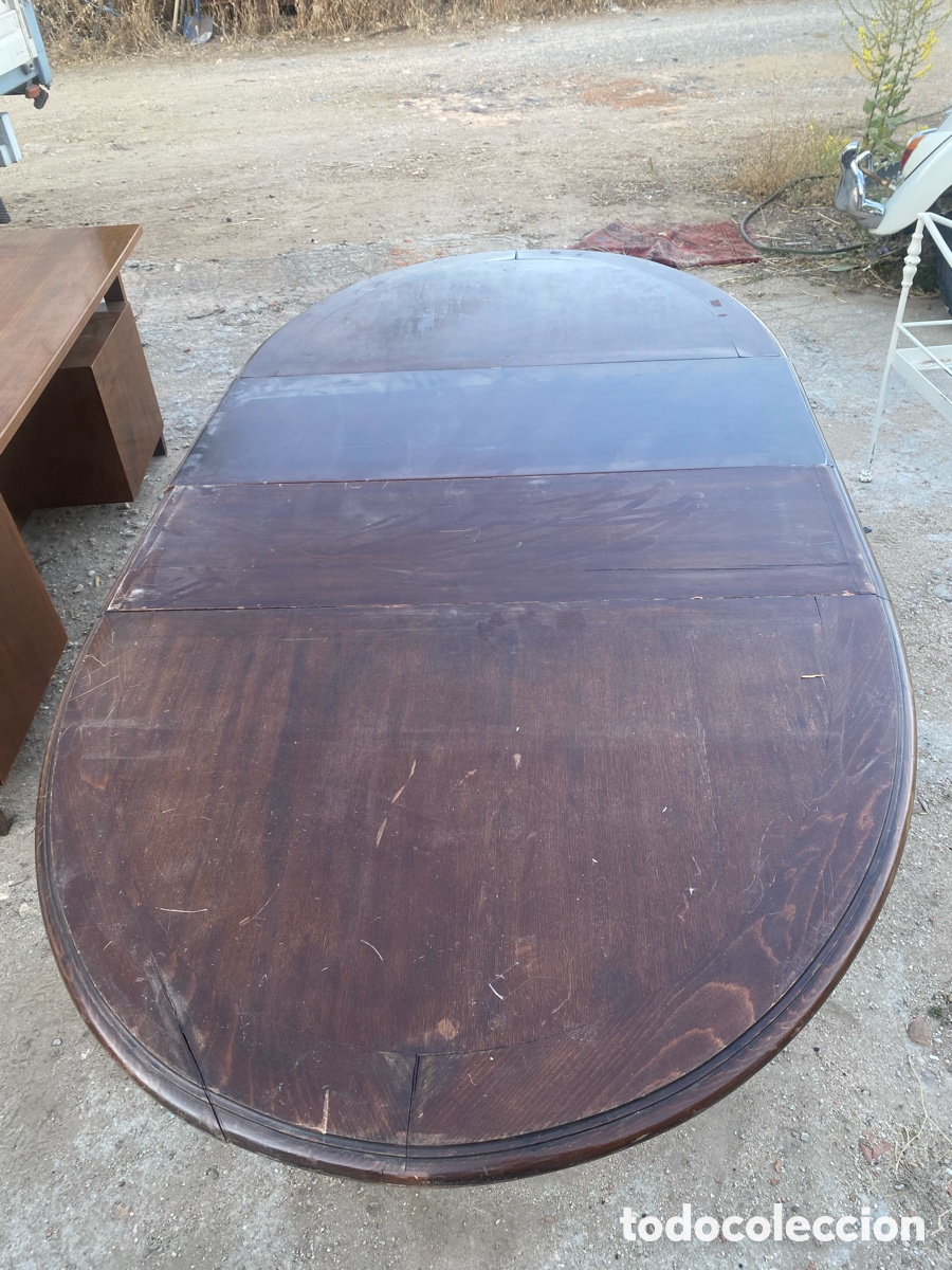 Antig&uuml;edades: Mesa de comedor ovalada - Foto 2