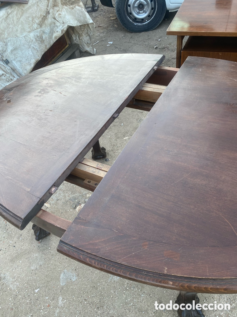 Antig&uuml;edades: Mesa de comedor ovalada - Foto 4