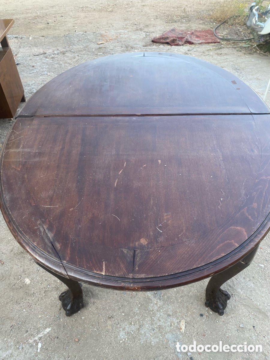 Antig&uuml;edades: Mesa de comedor ovalada - Foto 8