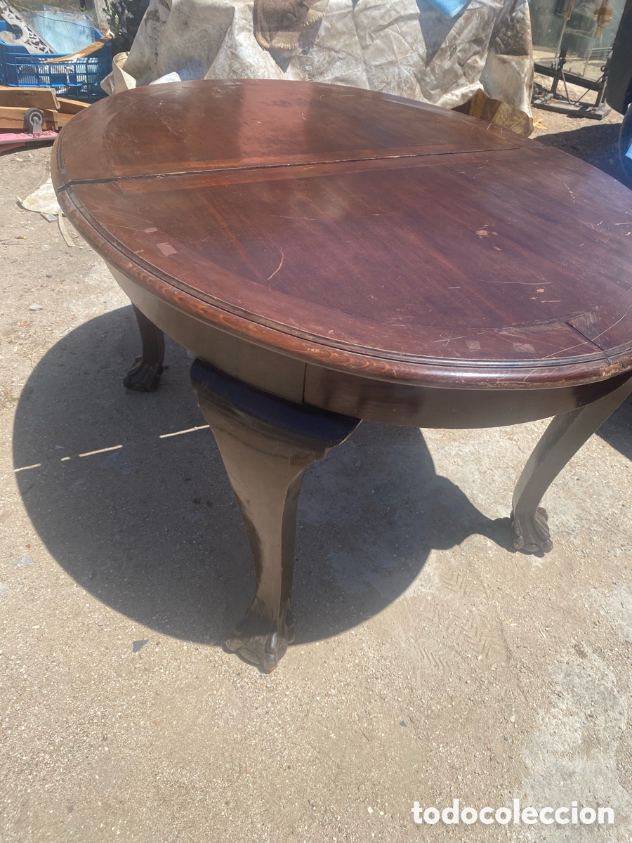 Antig&uuml;edades: Mesa de comedor ovalada - Foto 13