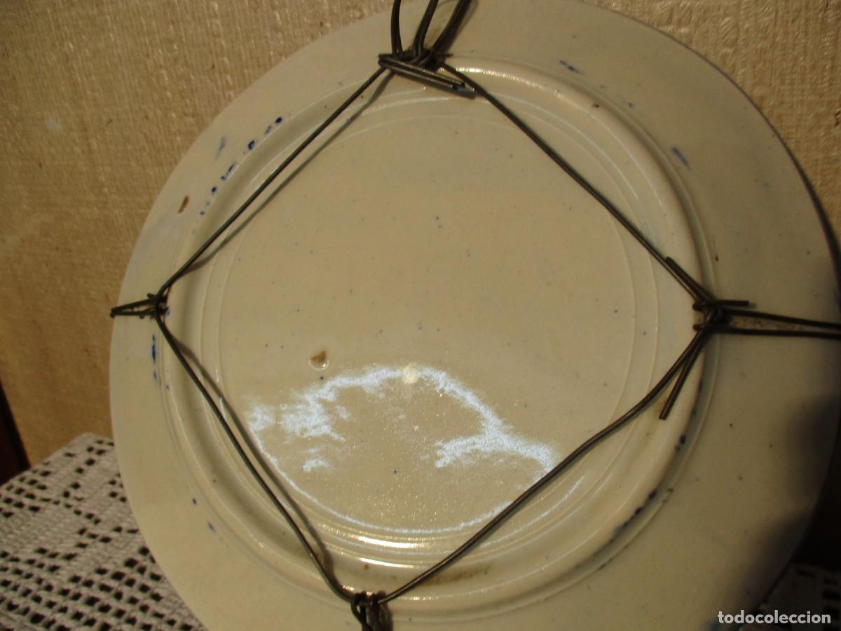 Antig&uuml;edades: plato antiguo de cer&aacute;mica - Foto 2