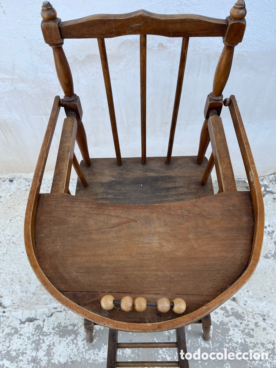 Antig&uuml;edades: Trona de Bebe Antigua - Foto 2