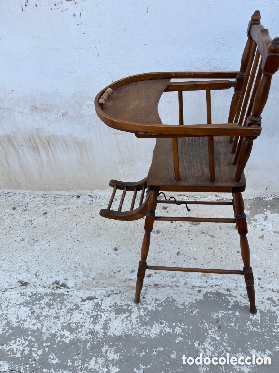 Antig&uuml;edades: Trona de Bebe Antigua - Foto 4