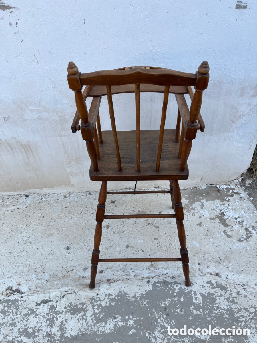 Antig&uuml;edades: Trona de Bebe Antigua - Foto 5