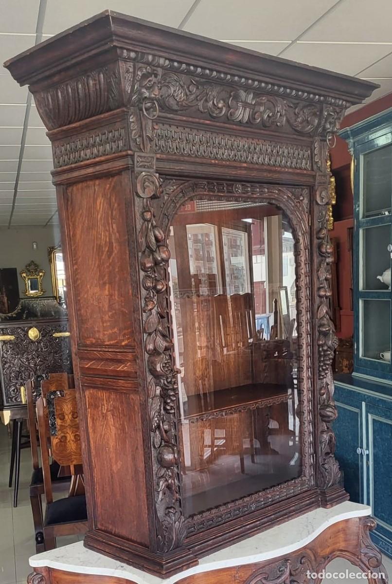 Antig&uuml;edades: VITRINA DE ESTILO RENACIMIENTO - Foto 3