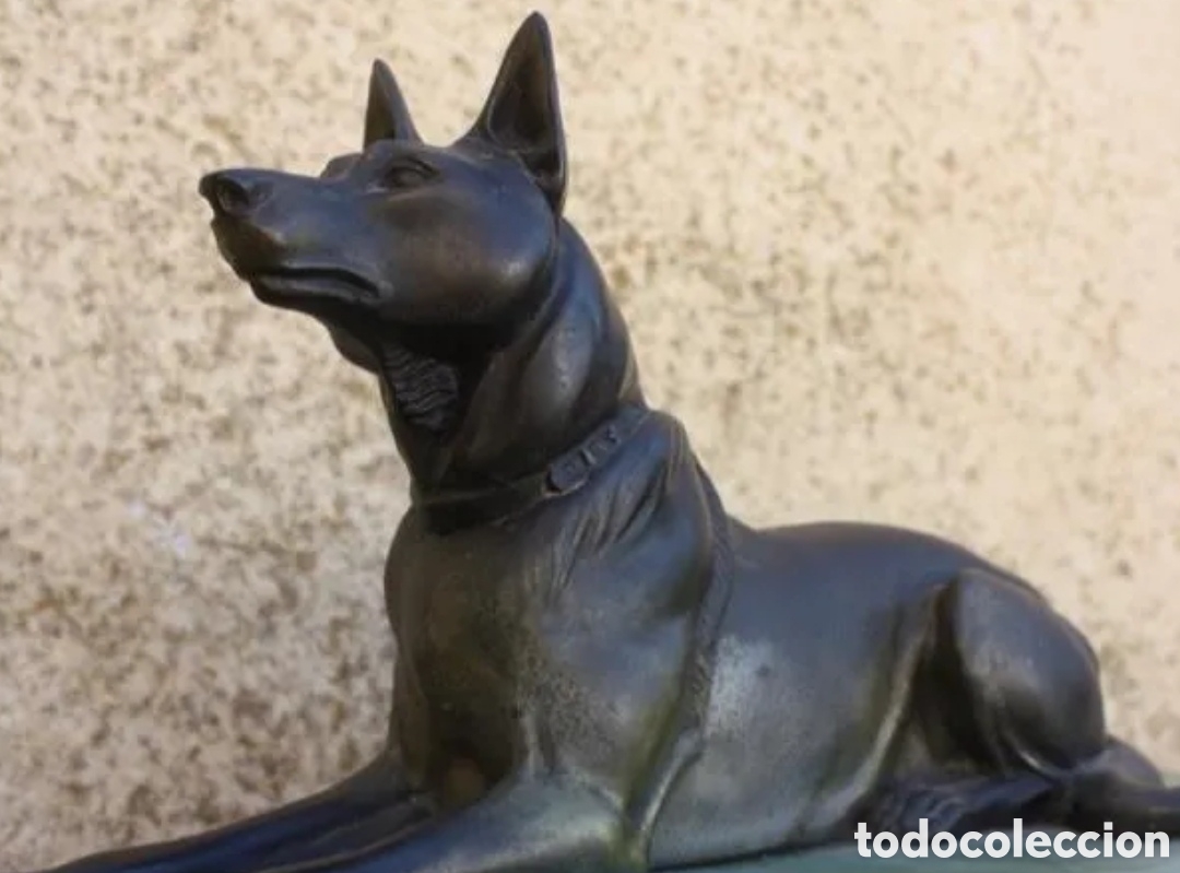 Antig&uuml;edades: Pastor Bronce Pavonado - Foto 2