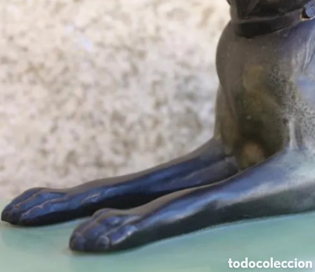 Antig&uuml;edades: Pastor Bronce Pavonado - Foto 4