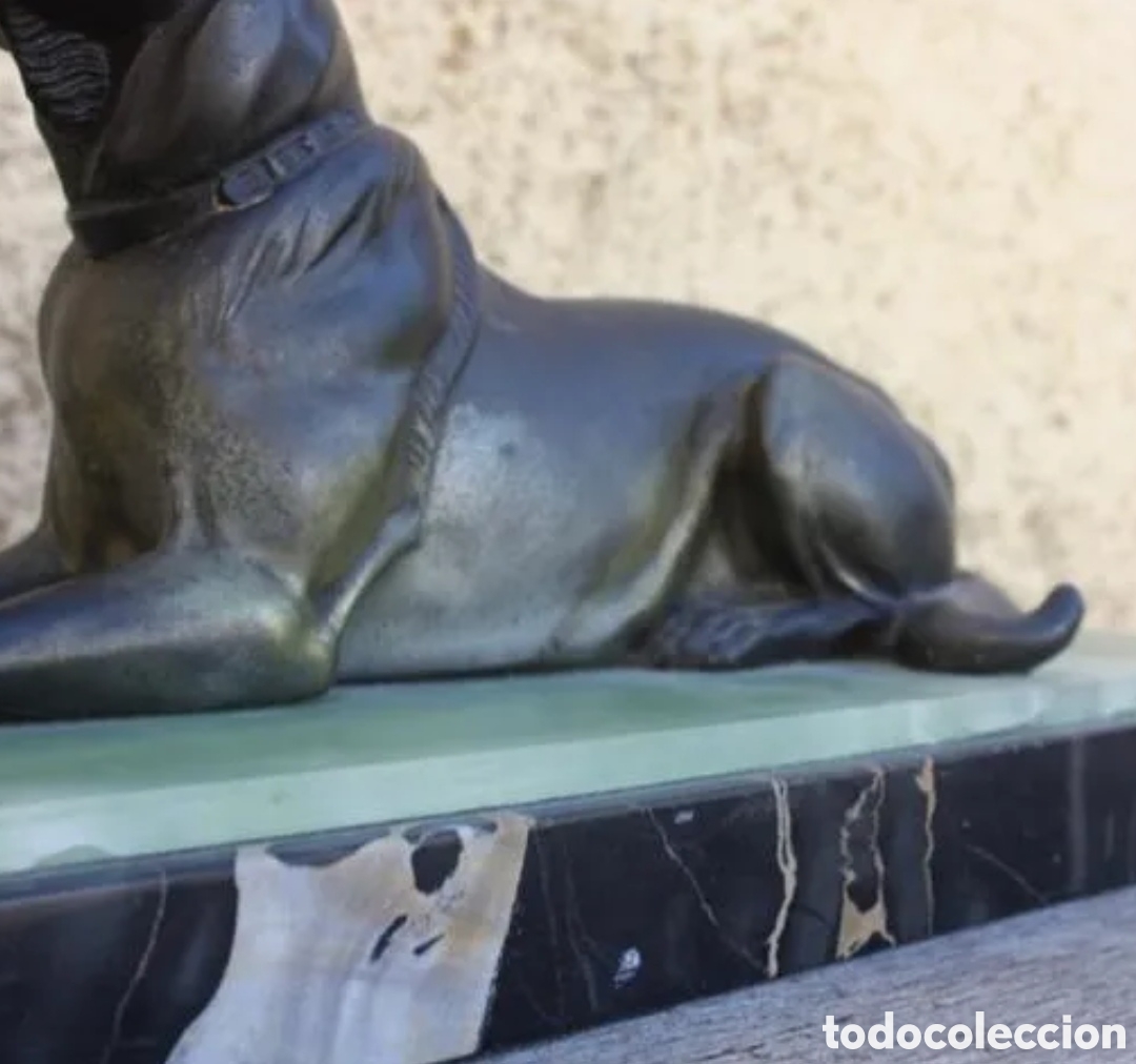 Antig&uuml;edades: Pastor Bronce Pavonado - Foto 6