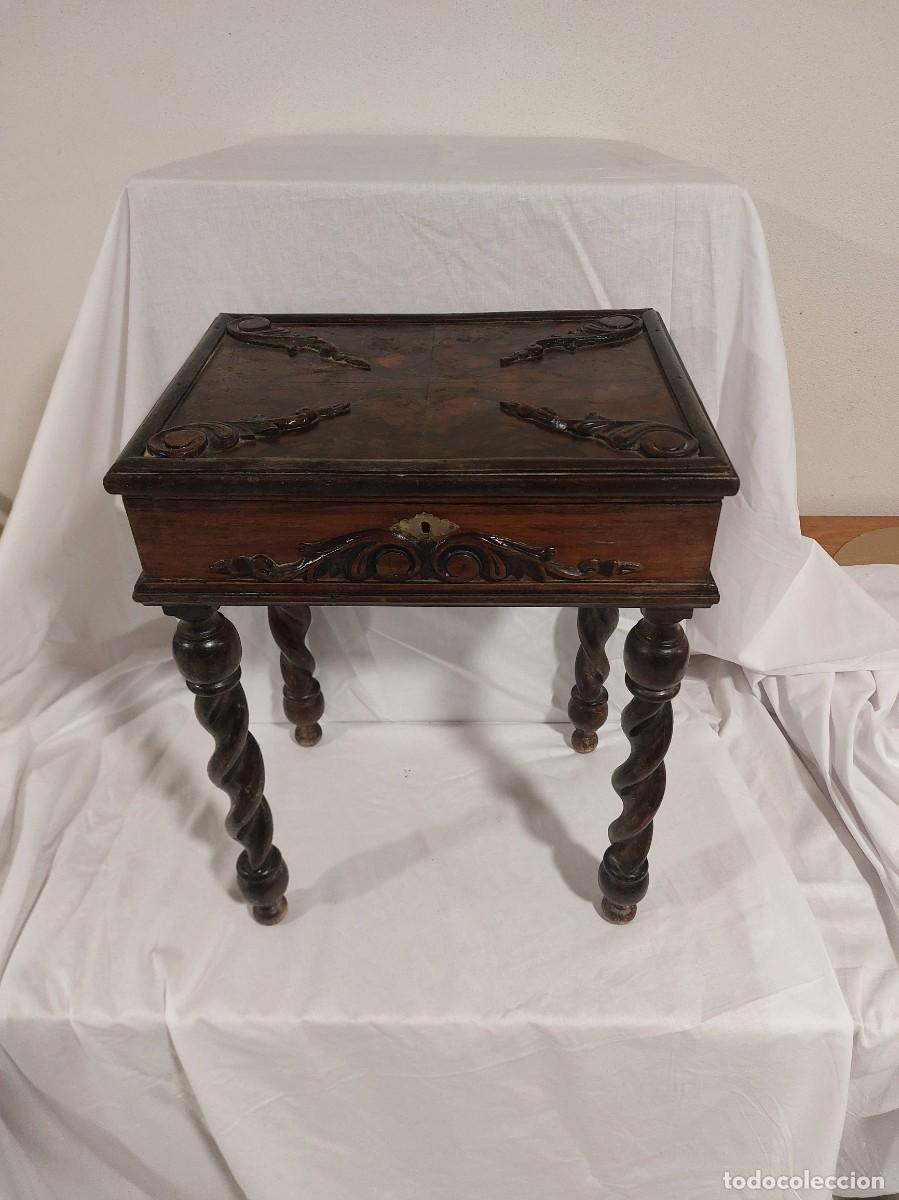 Antig&uuml;edades: Caja joyero de madera - Foto 2