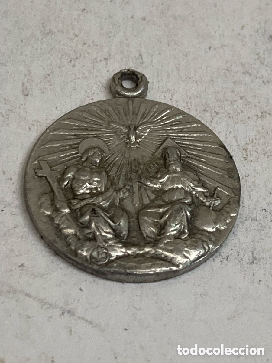 Antig&uuml;edades: Medalla de metal religiosa C293 - Foto 1