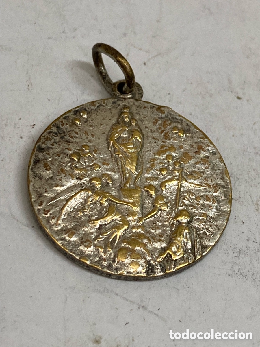 Antig&uuml;edades: Medalla de metal religiosa C253 - Foto 1