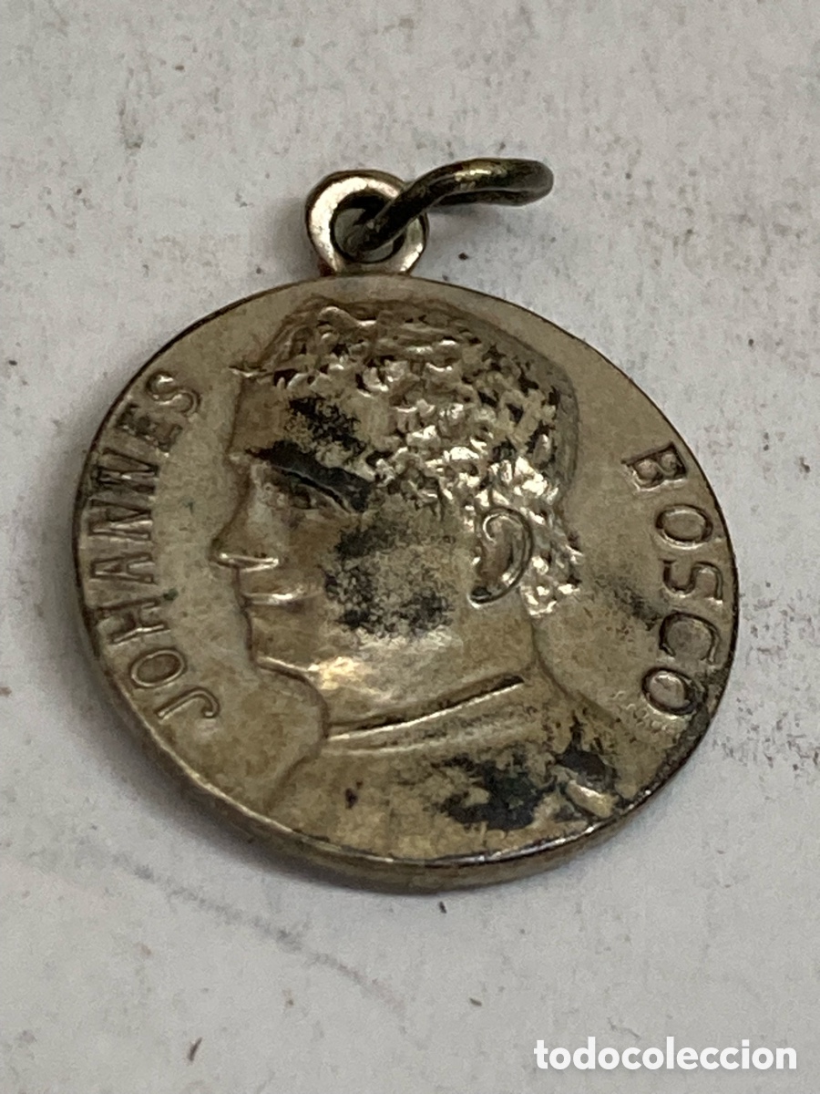 Antig&uuml;edades: Medalla de metal religiosa C291 - Foto 1