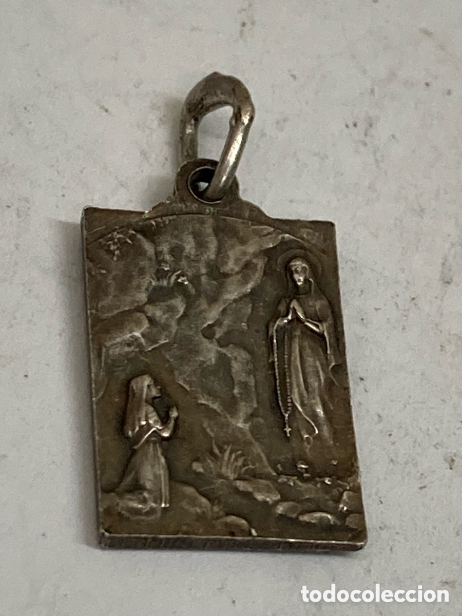 Antig&uuml;edades: Medalla de metal religiosa C293 - Foto 2