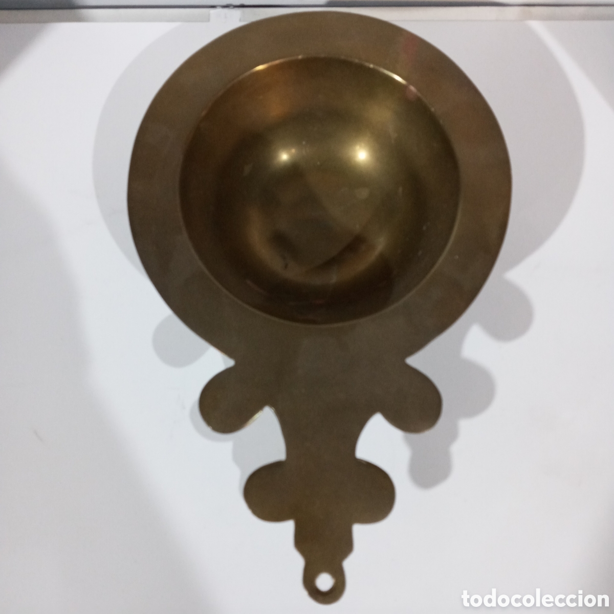 Antig&uuml;edades: ANTIGUA ESCUPIDERA DE BRONCE MACIZO - Foto 6