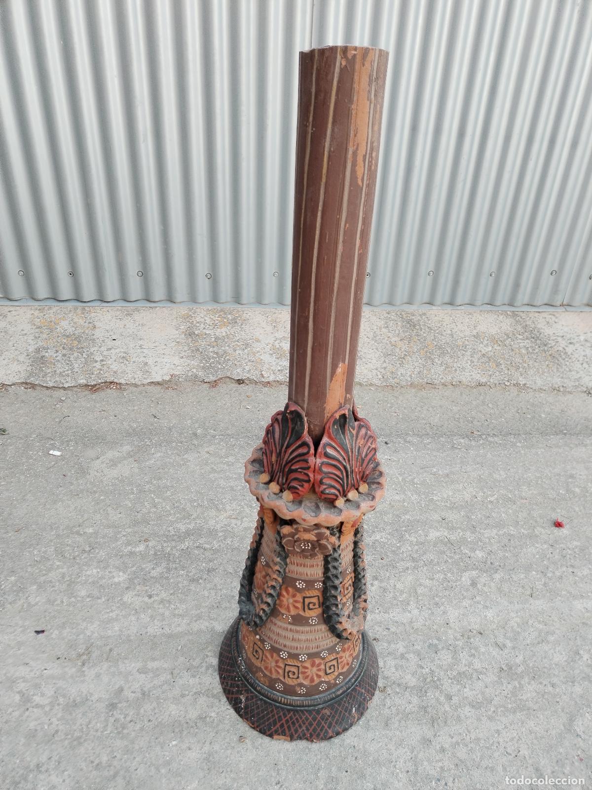 Antig&uuml;edades: jarron vintage de terracota - Foto 2