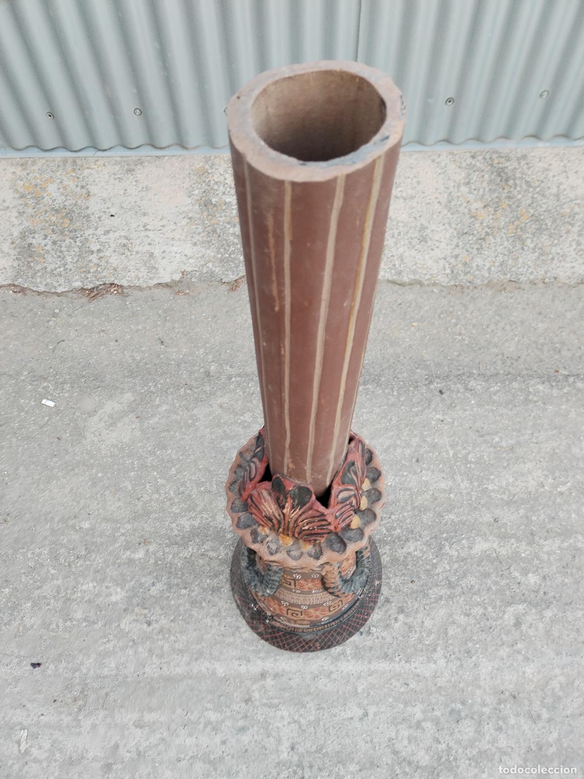 Antig&uuml;edades: jarron vintage de terracota - Foto 5