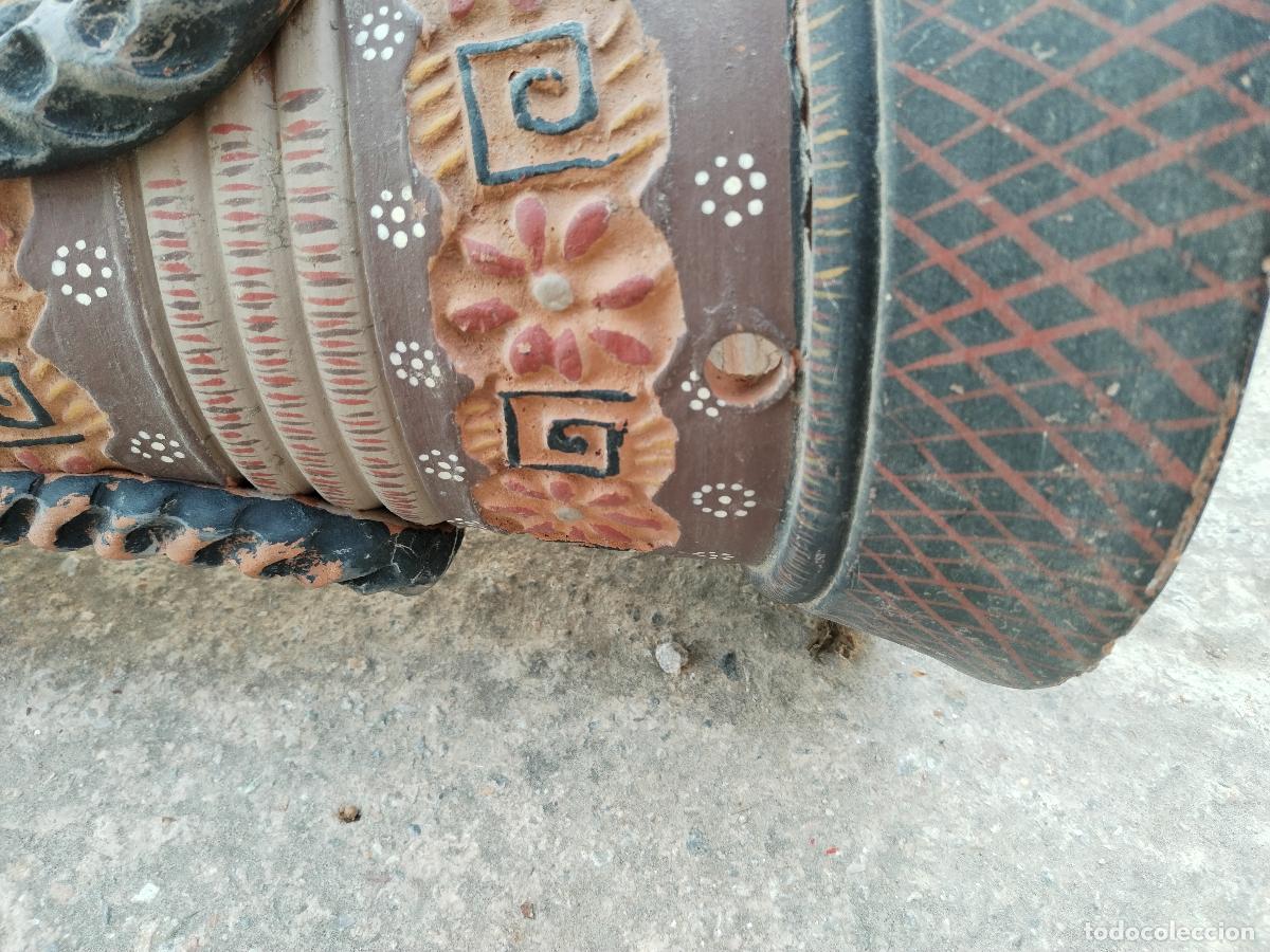 Antig&uuml;edades: jarron vintage de terracota - Foto 8