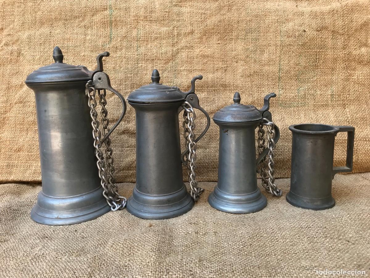 Antig&uuml;edades: Lote de jarras medidoras - Foto 2