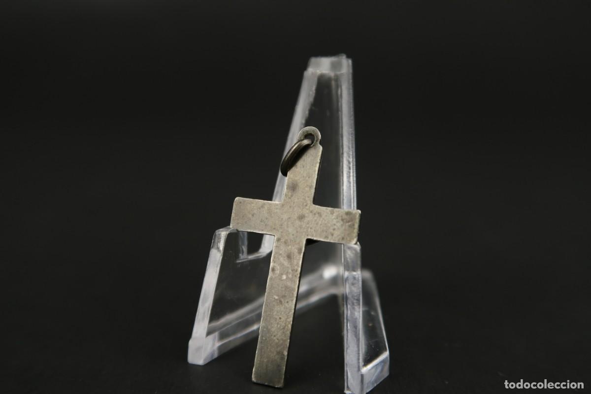 Antig&uuml;edades: Antiguo Crucifijo de Plata - Foto 8