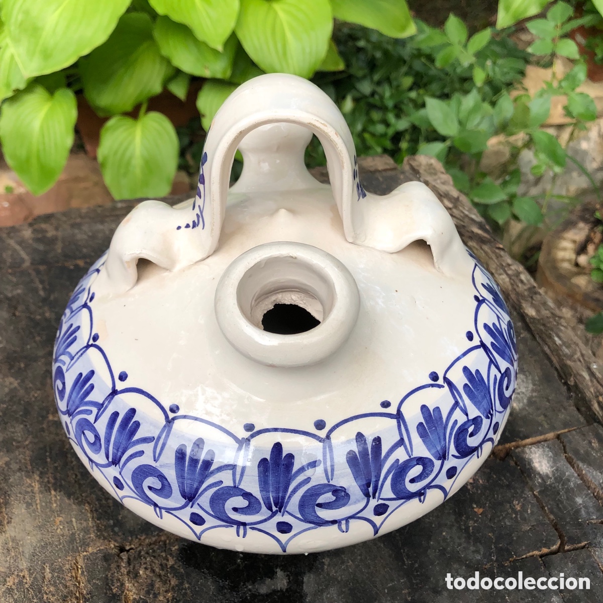 Antig&uuml;edades: ANTIGUO BOTIJO PINTADO A MANO - Foto 5