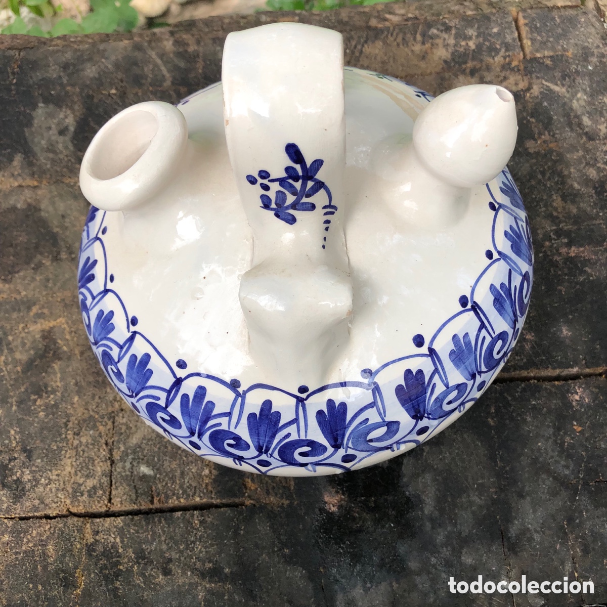 Antig&uuml;edades: ANTIGUO BOTIJO PINTADO A MANO - Foto 7