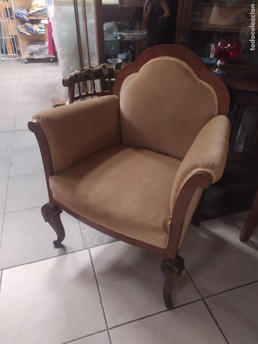 Antig&uuml;edades: Pareja de sillones se&ntilde;oriales - Foto 2