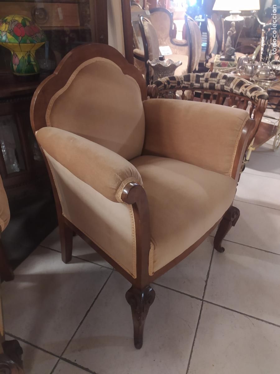 Antig&uuml;edades: Pareja de sillones se&ntilde;oriales - Foto 6