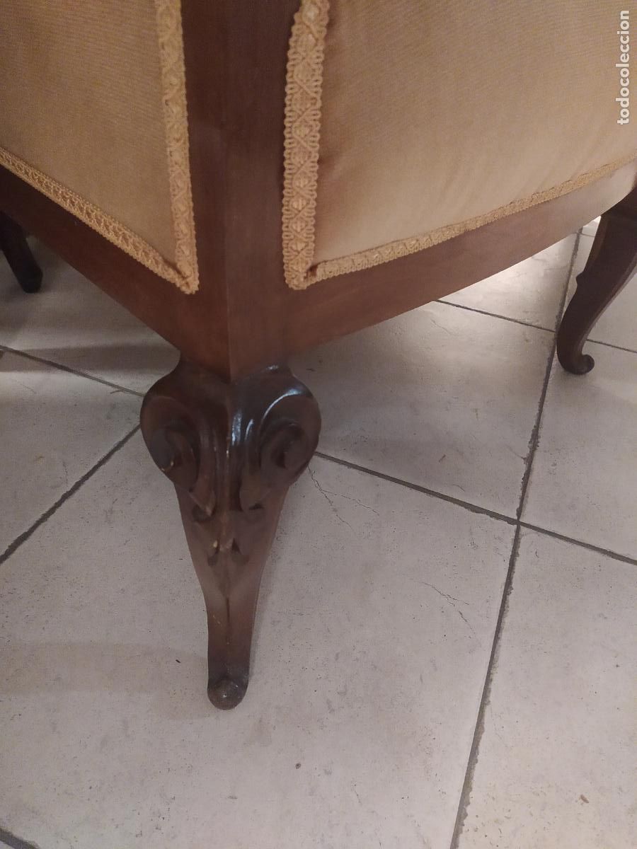 Antig&uuml;edades: Pareja de sillones se&ntilde;oriales - Foto 7