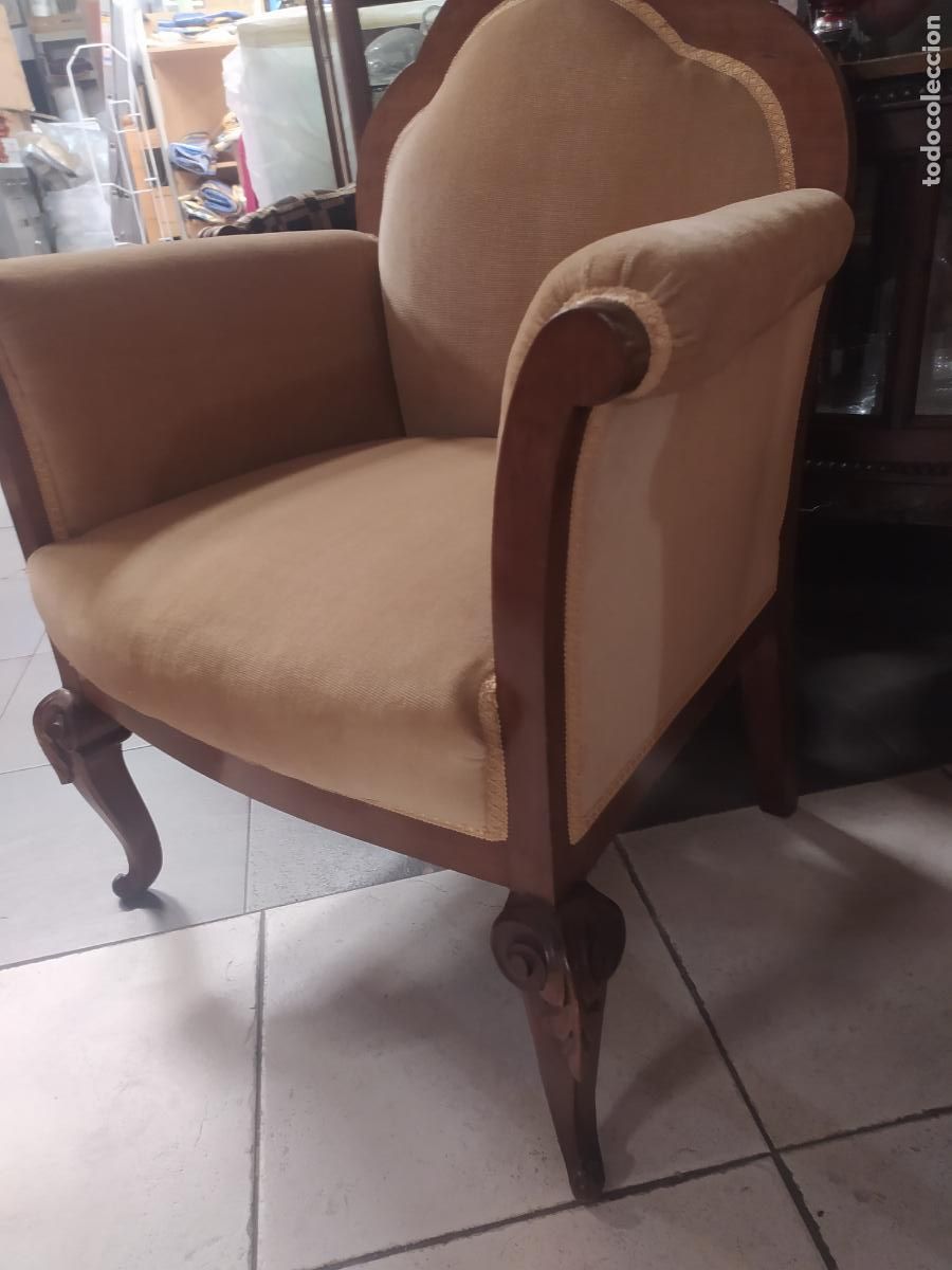 Antig&uuml;edades: Pareja de sillones se&ntilde;oriales - Foto 8