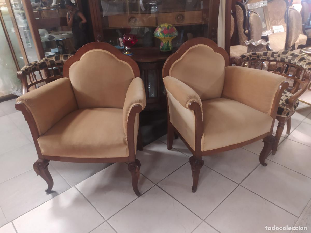 Antig&uuml;edades: Pareja de sillones se&ntilde;oriales - Foto 1