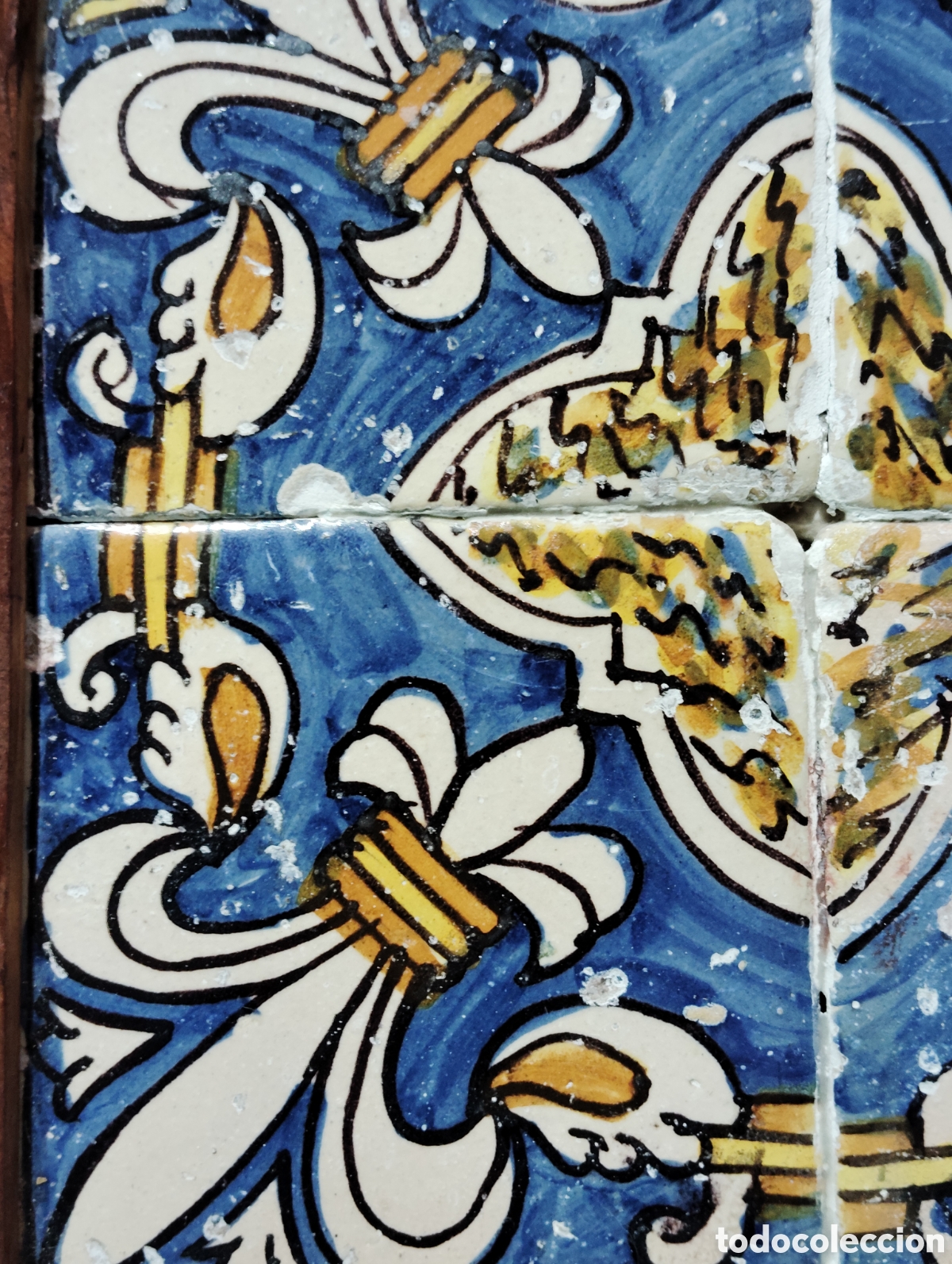Antig&uuml;edades: Panel de azulejos siglo cvii - Foto 4