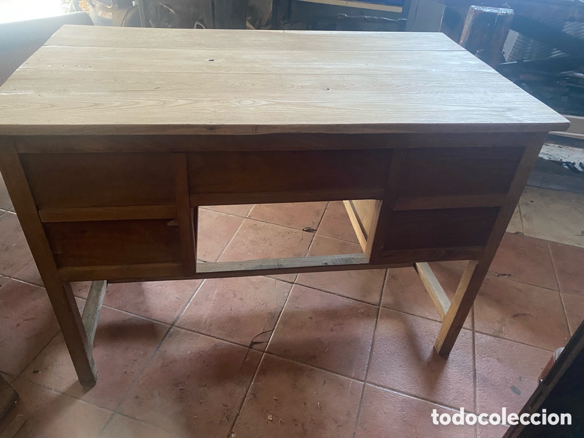 Antig&uuml;edades: Mesa de despacho en madera de roble - Foto 5
