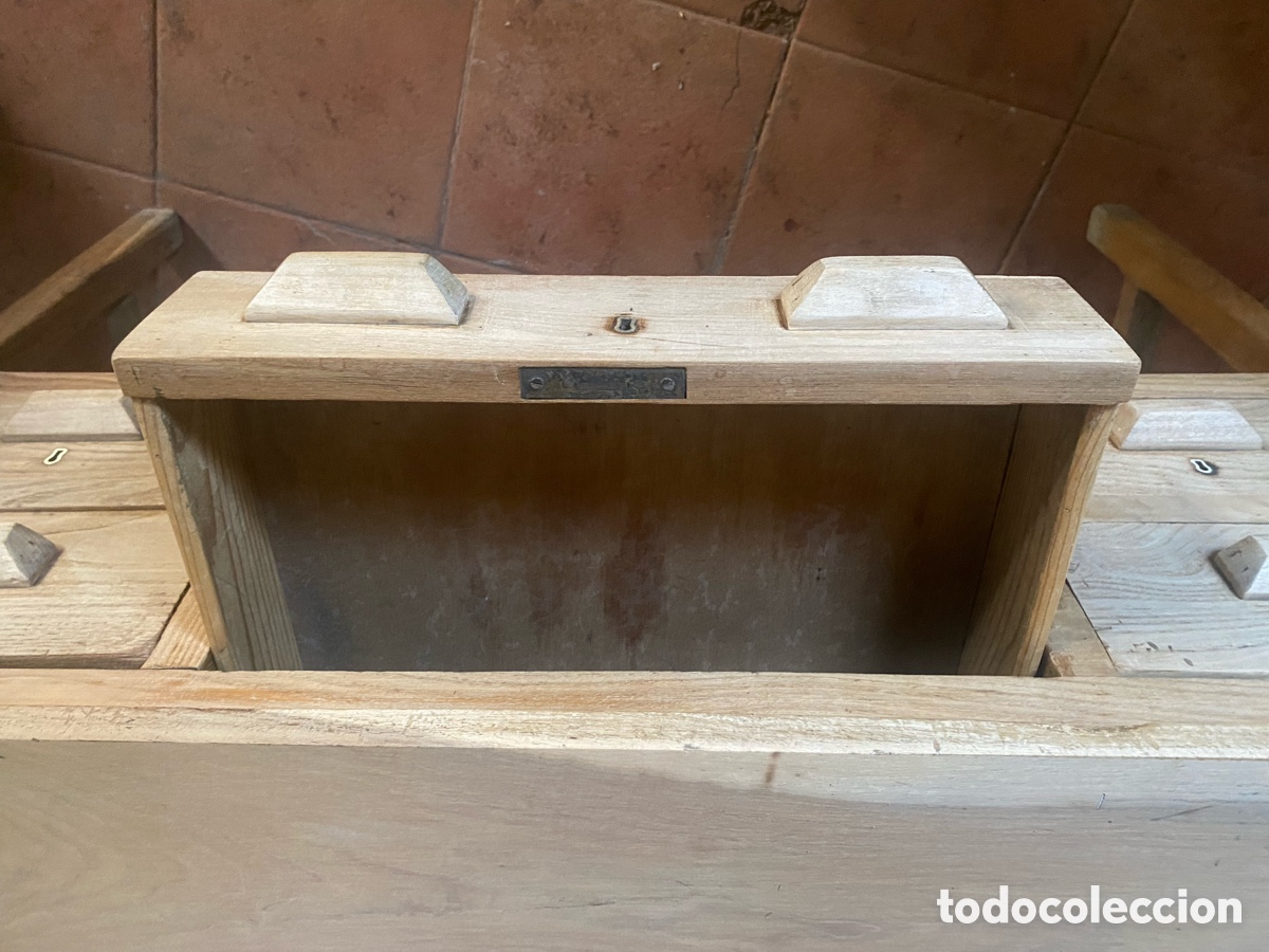 Antig&uuml;edades: Mesa de despacho en madera de roble - Foto 8