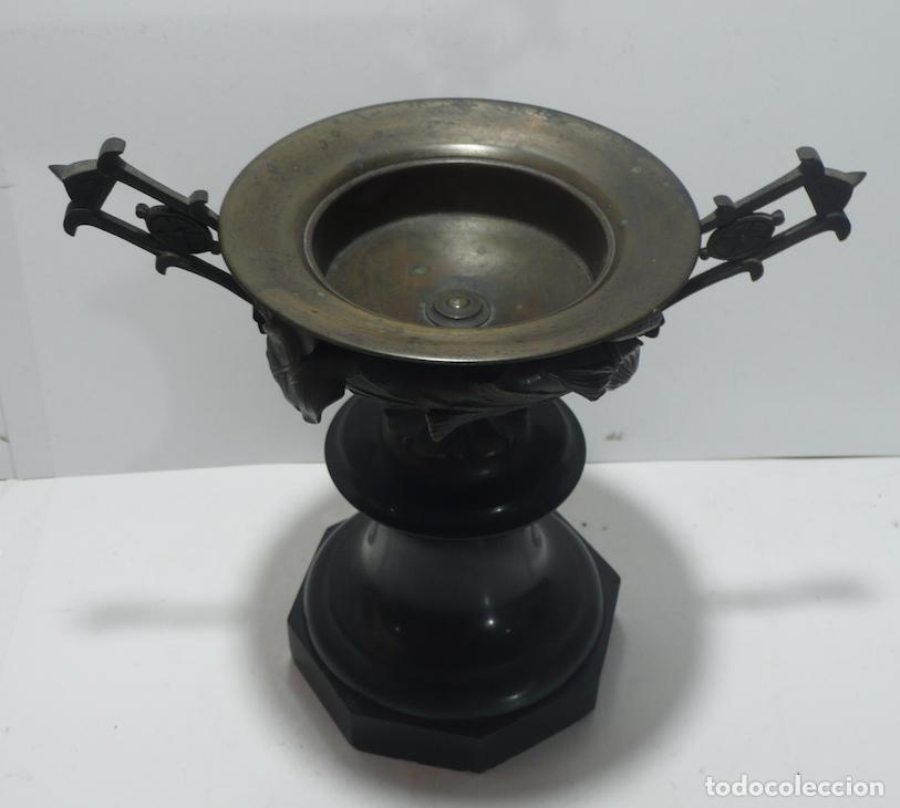 Antig&uuml;edades: CENTRO DE MESA EN BRONCE - Foto 2