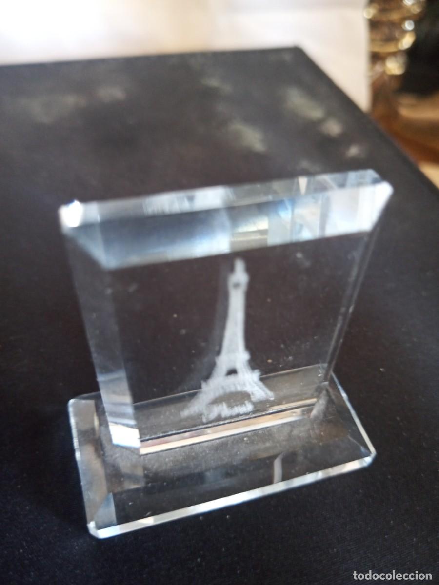 Antig&uuml;edades: BONITO CRISTAL TORRE EIFFEL - Foto 4