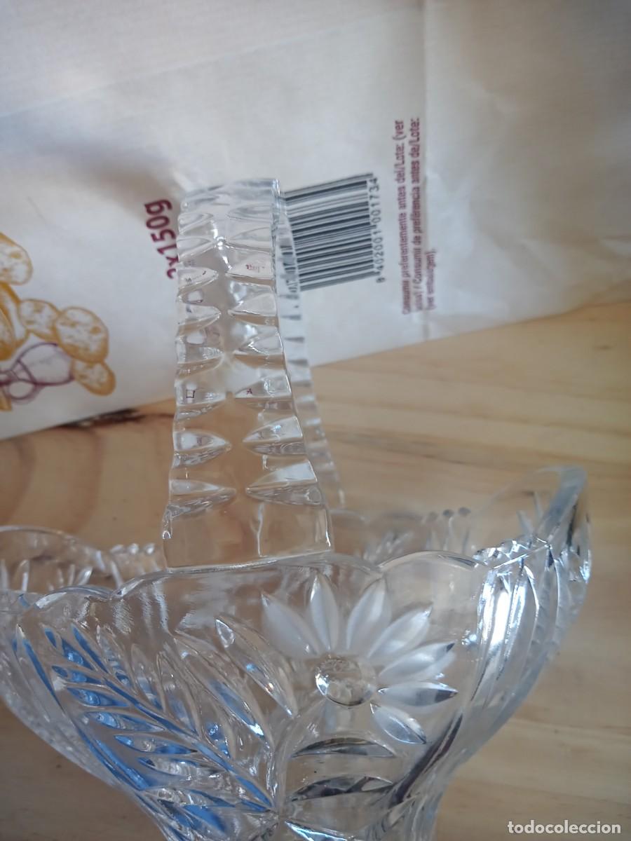 Antig&uuml;edades: BONITA CESTA DE CRISTAL - Foto 9