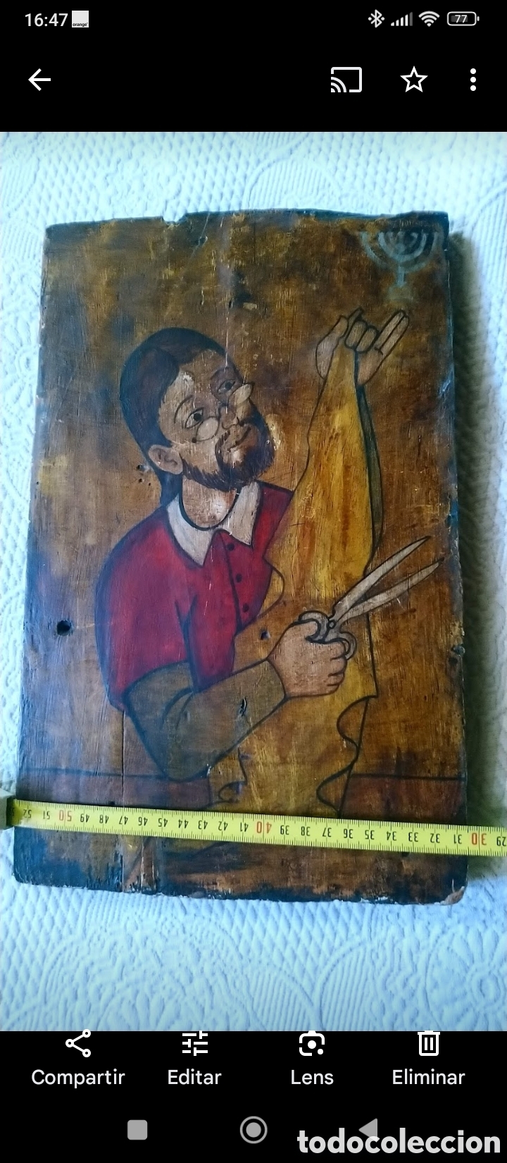Antig&uuml;edades: Dos pinturas &oacute;leo sobre tablas - Foto 2