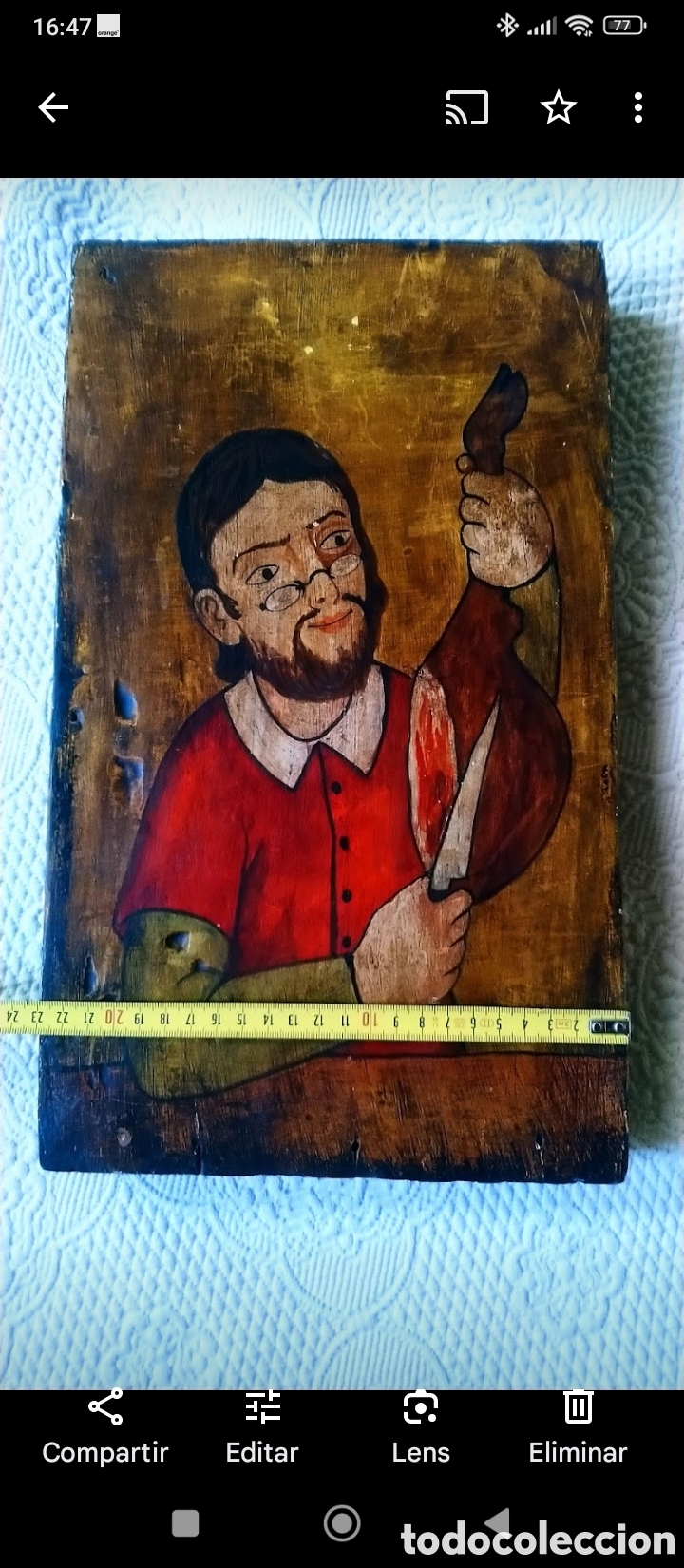 Antig&uuml;edades: Dos pinturas &oacute;leo sobre tablas - Foto 3