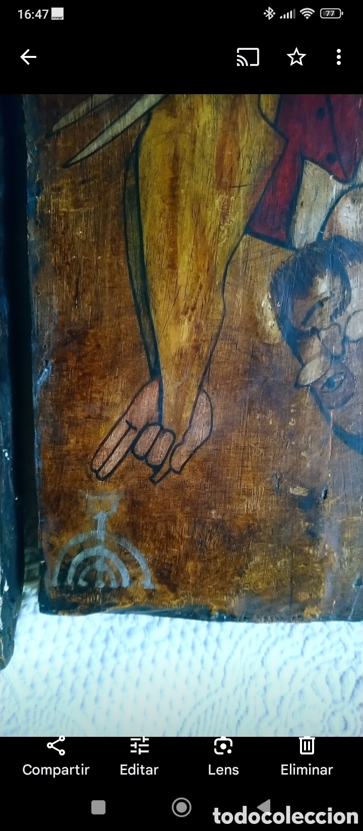 Antig&uuml;edades: Dos pinturas &oacute;leo sobre tablas - Foto 5